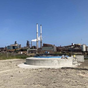 PAGEL V3/50 hogesterkte K70 gietmortel voor windturbinefundaties – vloeibaar, zwellend en bestand tegen extreme belasting