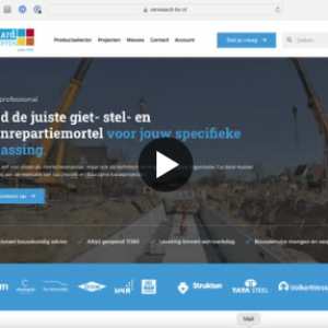 Verwaard Bouwstoffen – leverancier van krimparme mortels